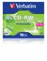 VERBATIM CD-RW/ 700MB 80Min 12x HiSpeed JC 10pk (43148)