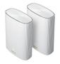 ASUS ZenWiFi AX Hybrid XP4 Mesh AX1800 Dual Band WiFi 6 with AV1300 HomePlug AV2 MIMO White 2-pack (90IG05T0-BM9110)