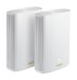 ASUS ZenWiFi AX Hybrid XP4 Mesh AX1800 Dual Band WiFi 6 with AV1300 HomePlug AV2 MIMO White 2-pack (90IG05T0-BM9110)