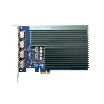 ASUS GT730-4H-SL-2GD5 - Graphics card - GF GT 730 - 2 GB GDDR5 - PCIe 2.0 - 4 x HDMI - fanless (GT730-4H-SL-2GD5)