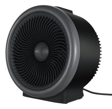 Nordic Home Culture Fan Heater, heating and cooling, 2000W,  black (HTR-520)