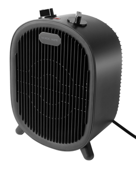 Nordic Home Culture Fan Heater, 2000W,  2 speed 2 heating level, black (HTR-521)