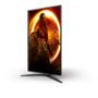 AOC Gaming 27G2U/BK - LED monitor - gaming - 27" - 1920 x 1080 Full HD (1080p) @ 144 Hz - IPS - 250 cd/m² - 1000:1 - 1 ms - 2xHDMI, VGA, DisplayPort - speakers - black (27G2U/BK)