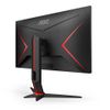 AOC C Gaming Q27G2S - G2 Series - LED monitor - gaming - 27" - 2560 x 1440 QHD @ 165 Hz - IPS - 350 cd/m² - 1000:1 - 1 ms - 2xHDMI, DisplayPort - matte black front, matte black/red back side (Q27G2S/EU)