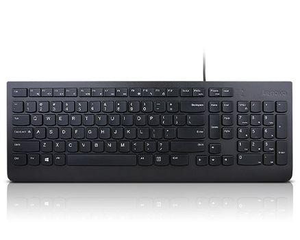 LENOVO Essential Wired Keyboard Black - UK English 166 (4Y41C68680)