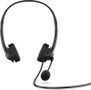 HP Headset Hoofd Noise-cancelling microfoon Met microfoon Stereo Zwart
