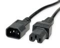 VALUE IEC Power Cable, C14 - C15, 
