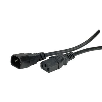 VALUE Monitor Power Cable, IEC320 C14 - C13, black, 0.5m (19-99-1505)