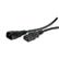 VALUE Power Cable C14 to C13. Black. 0.5m 