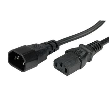 ROLINE Monitor Power Cable, IEC320 C14 - C13, black, 1m (19.08.1510)