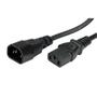 ROLINE Power Cable C14 to C13. Black. 0.5 m Factory Sealed