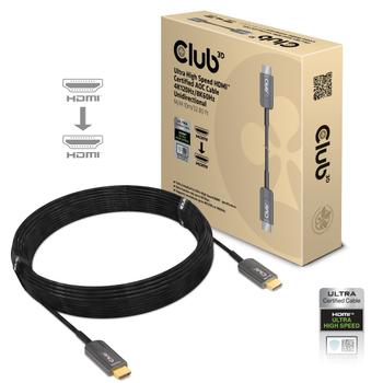 CLUB 3D High Speed HDMI Active Optical Cable 8K60Hz 4K120Hz M/M 10m (CAC-1376)