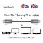 CLUB 3D Club3D HDMI-Kabel A -> A 2.1 aktiv opt. 8K60Hz UHD 10 Meter retail (CAC-1376)