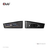 Club 3D SenseVision USB 3.0 4K Docking Station - dokkingstasjon - USB - DVI, HDMI, DP - 1GbE (CSV-3103D)