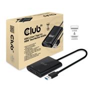 CLUB 3D adaptor USB 3.1 Typ A  2x