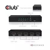 Club 3D SenseVision CSV-1380 - video/ lyd-splitter - 4 porter (CSV-1380)