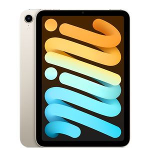 APPLE iPad mini (2021) 64GB WiFi starlight 6. gen, 8.3" Liquid retina-skjerm (2266x1488),  USB-C tilkobling (MK7P3KN/A)