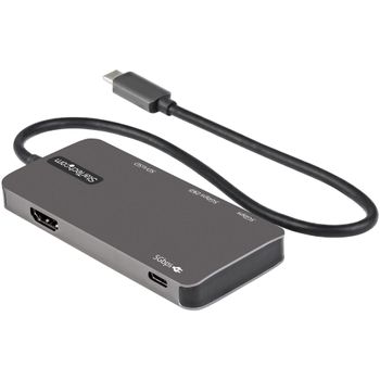 STARTECH USB C MULITPORT ADAPTER 4K HDMI 100W PD 3.0 PASSTHROUGH/ SD+MICRO CABL (DKT30CHSDPD)