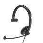 EPOS SENNHEISER SC 45 USB WIRED MONAURAL HEADSET, 3.5 MM, USB, IN-LINE CALL CONTROL ON USB CABLE, MS