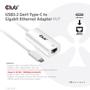 CLUB 3D USB TYPE C 3.1 Gen1 Male To 1GB Ethernet Female Active Adapter (CAC-1519)