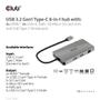 CLUB 3D USB 3.2 Gen1 Type-C 8-in-1 hub (CSV-1593)