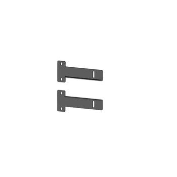 APC Easy Rack - Post bracket kit - längst ner - svart (ER7BTM04)