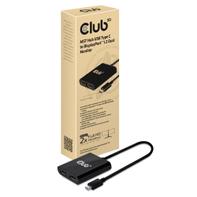 Club 3D SenseVision MST Hub USB Type C to DisplayPort 1.2 Dual Monitor - ekstern videoadapter