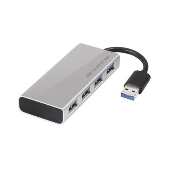 CLUB 3D Club3D Adapter USB 3.0 Typ A > 4x USB 3.0 Typ A mit Netzteil (CSV-1431)