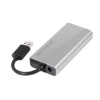 CLUB 3D USB 3.0 4-Port Hub w/ PowerAdp (CSV-1431)