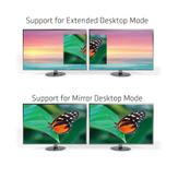 Club 3D SenseVision MST Hub USB Type C to DisplayPort 1.2 Dual Monitor - ekstern videoadapter (CSV-1545)
