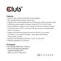 CLUB 3D Club3D USB-Hub USB 3.0 Typ A > 4x USB 3.0 Typ A mit Netzteil (CSV-1431)