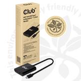 Club 3D SenseVision MST Hub USB Type C to DisplayPort 1.2 Dual Monitor - ekstern videoadapter (CSV-1545)