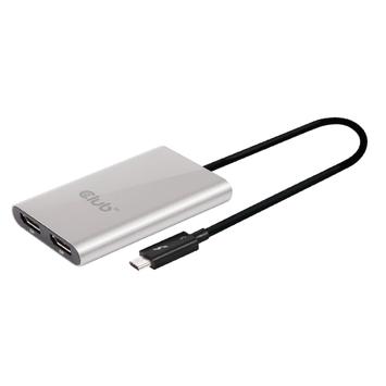 Club 3D SenseVision - ekstern videoadapter - børstet aluminium (CSV-1577)