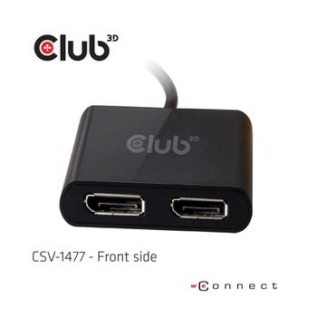 CLUB 3D Cable C3D USB A to DP 1.2 Dual Display (CSV-1477)