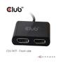 CLUB 3D Cable C3D USB A to DP 1.2 Dual Display USB 3.1, 4K 60Hz, 2x  DP 1.2 (CSV-1477)