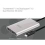 CLUB 3D Cable C3D thunderbolt 3 to DP 1.2 dual 4K, 2x Display Port 1.2 (CSV-1577)