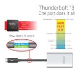 Club 3D SenseVision - ekstern videoadapter - børstet aluminium (CSV-1577)