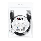 Club 3D DisplayPort 1.4-kabel - 2m (CAC-2068)
