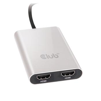 CLUB 3D Thunderbolt 3 to HDMI 2.0 Dual 4K 60Hz (CSV-1574)