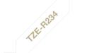 BROTHER TZe-R234 textile tape gold/ white 12mm/4m (TZER234)