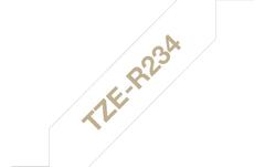 BROTHER Tape BROTHER TZE-R234 12mmx4m gull/hvit