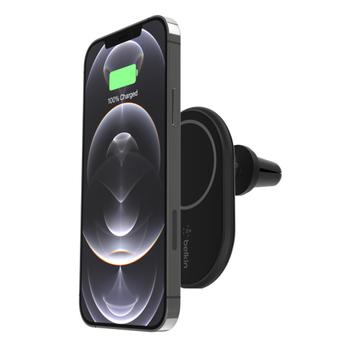 BELKIN BOOST CHARGE MAGNETIC WRLSS CARMOUNT WITHOUT CARCHARG CHAR (WIC004BTBK-NC)