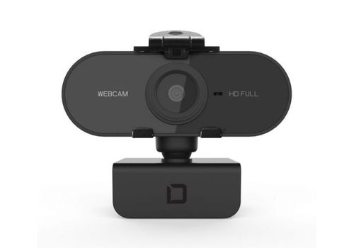 DICOTA A Webcam PRO Plus Full HD - Webcam - colour - 1920 x 1080 - 1080p - audio - wired - USB 2.0 (D31841)