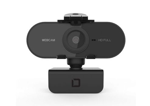 DICOTA A Webcam PRO Plus Full HD - Webcam - colour - 1920 x 1080 - 1080p - audio - USB 2.0 (D31841)