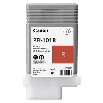 CANON PFI-101R ink cartridge red standard capacity 130ml 1pack (0889B001)