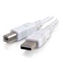 C2G G - USB cable - USB (M) to USB Type B (M) - USB 2.0 - 2 m - white