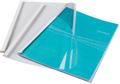 FELLOWES Thermal Binding Cover A4 3mm Clear PVC Front White Card Back (Pack 100) 53152