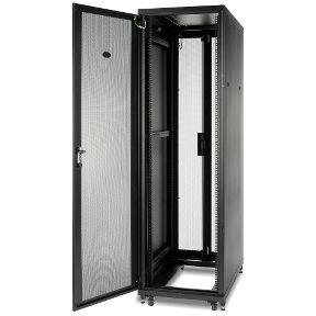 APC NetShelter SV 48U 800mm Wide x 1060mm Deep Enclosure with Side Panels. Includes: Baying hardware, Doors, Key(s), Keyed-alike doors and side panels, Leveling feet, Mounting Hardware, Pre-installed cast (AR2487)