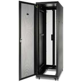 APC NetShelter SV 42U 600mm Wide x 1060mm Deep Enclosure with Sides, Black, Single Rack Unassembled - 63 (AR2400FP1)