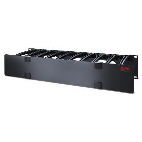 APC 2U Horizontal Cable Manager, 6'' Fingers top and bottom (AR8606)